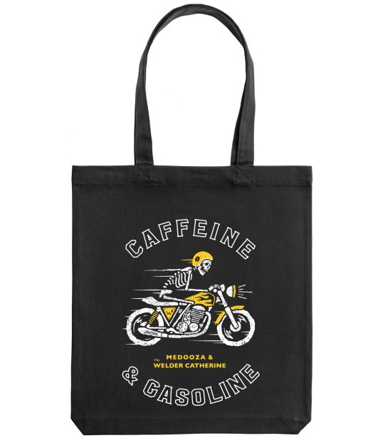 Сумка MEDOOZA "Caffeine & Gasoline" (чёрный)