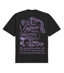 Футболка MEDOOZA "Caffeine Motel" (чёрный)