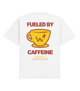 Футболка MEDOOZA "Fueled by Coffee" (белый)
