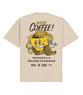 Футболка MEDOOZA "More Coffee" (бежевый)