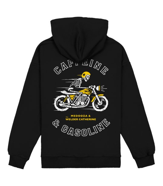 Худи MEDOOZA "Caffeine & Gasoline" (чёрный)