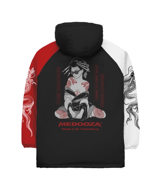 Куртка Storm W MEDOOZA "Japaniac IV" (черно-красно-белый)