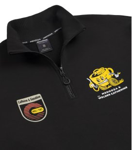 Half-Zip MEDOOZA "Coffee Crew" (чёрный)