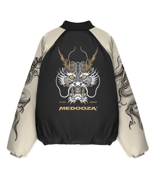 Бомбер Anbolic MEDOOZA "Super Dragon" (черно-молочный)