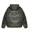 Пуховик Beefy MEDOOZA 'Brushed Skull' (хаки)