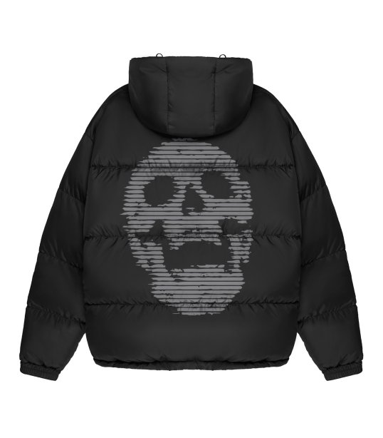 Пуховик Beefy MEDOOZA 'Brushed Skull' (черный)