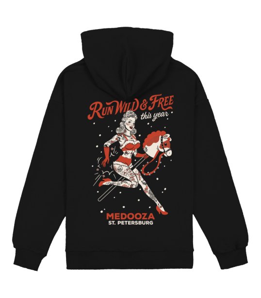 Худи MEDOOZA "NY Hobby Horsing" (чёрный)