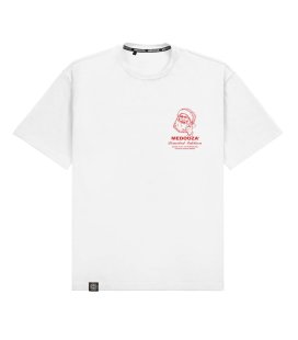 Футболка boxy MEDOOZA "Santa" (белый)