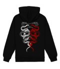Zip-худи MEDOOZA "Snake Twins" (чёрный)