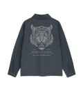 Рубашка MEDOOZA "Tiger Head" (темно-серый)