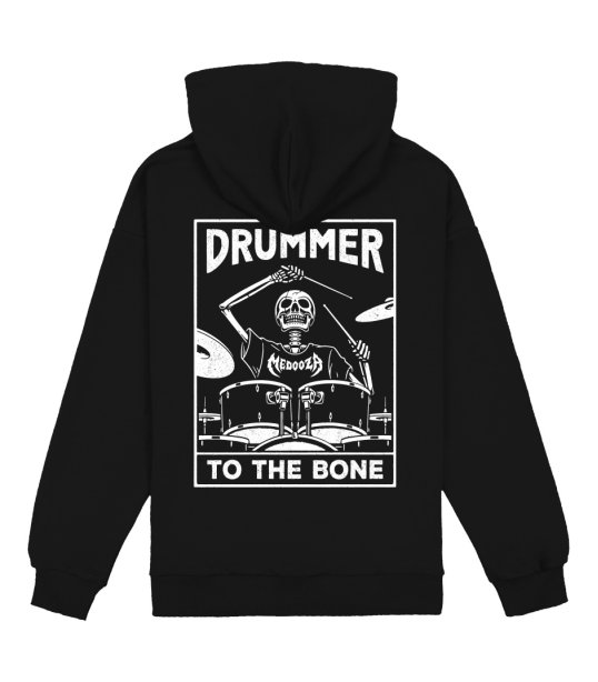 Худи MEDOOZA "Drummer to the Bone" (чёрный)