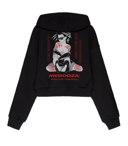 Худи MEDOOZA "Geisha II" (W) (черный)