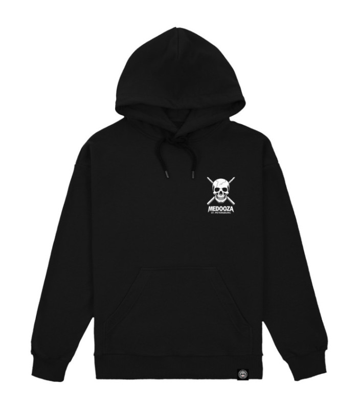 Худи MEDOOZA "Drummer to the Bone" (чёрный)