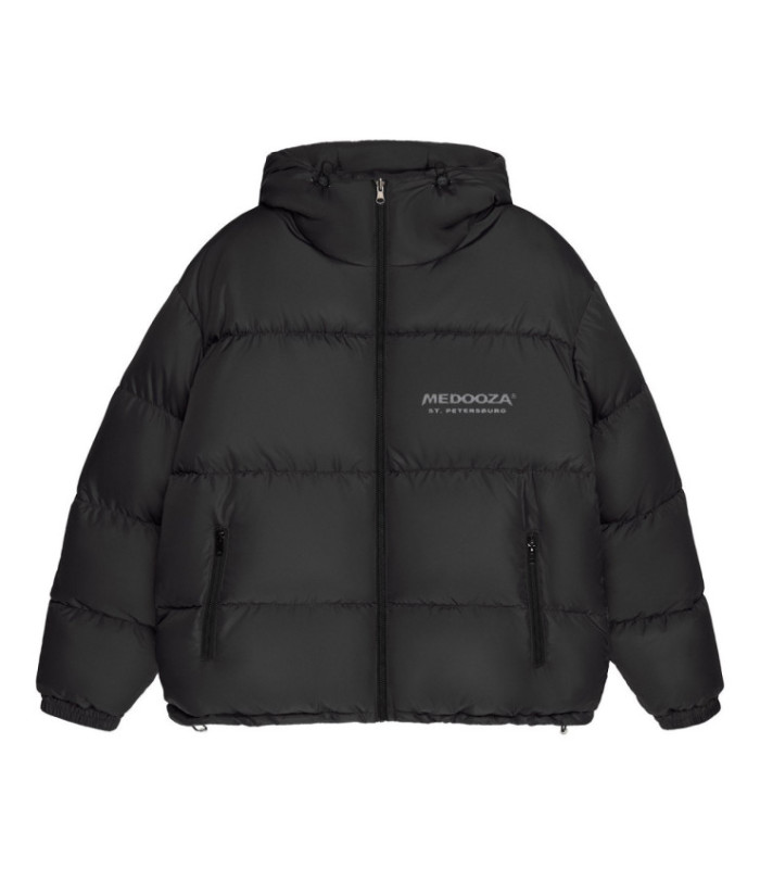 Пуховик Beefy MEDOOZA 'Brushed Skull' (черный)