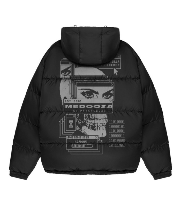 Пуховик Beefy MEDOOZA 'Cyber Aggressor' (черный)