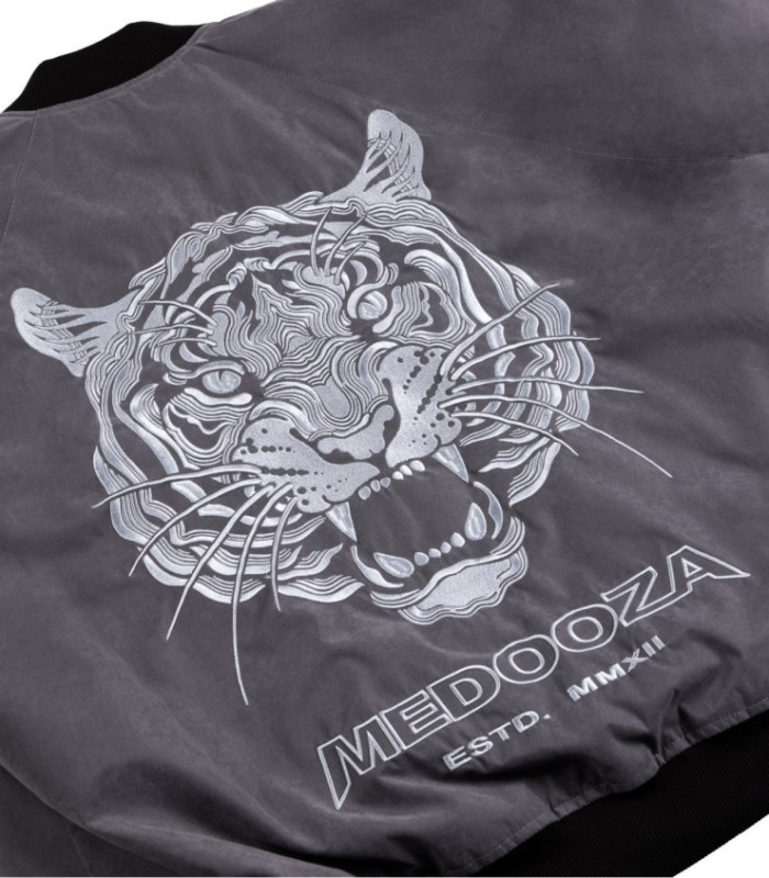 Бомбер MEDOOZA "Tiger Head" (графит)