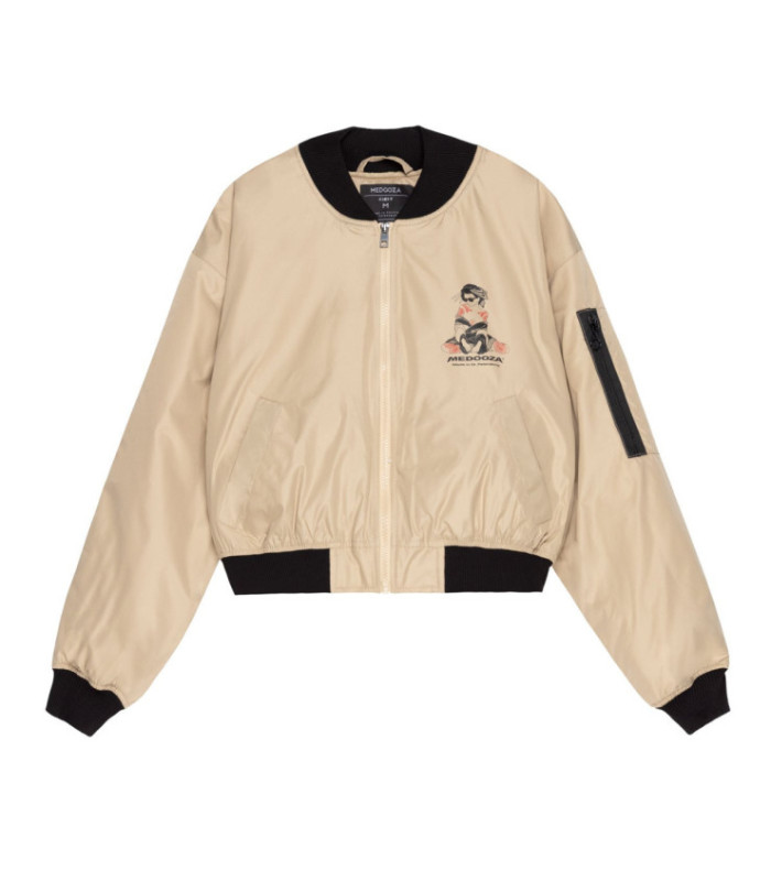 Бомбер MEDOOZA "Geisha II" (W) (бежевый)