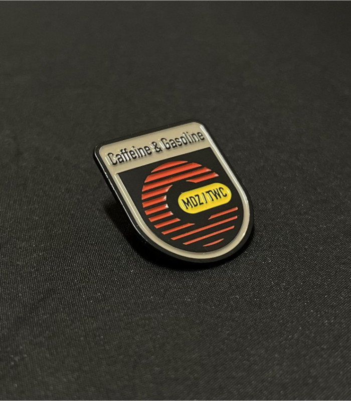 Значок MEDOOZA "Fueled by Coffee"