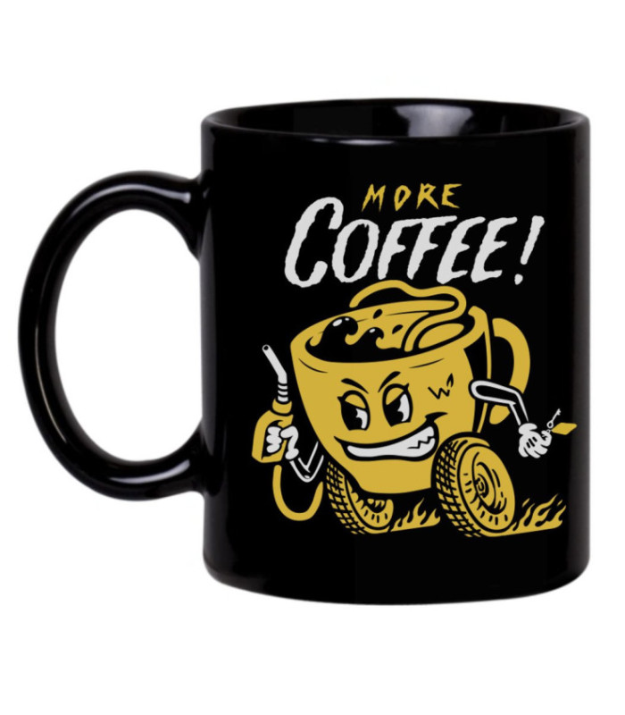 Кружка MEDOOZA "More Coffee" (чёрный)