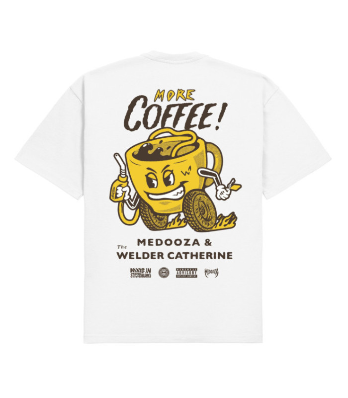 Футболка MEDOOZA "More Coffee" (белый)