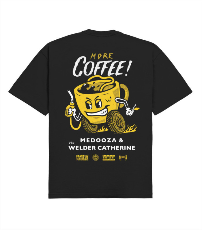 Футболка MEDOOZA "More Coffee" (чёрный)