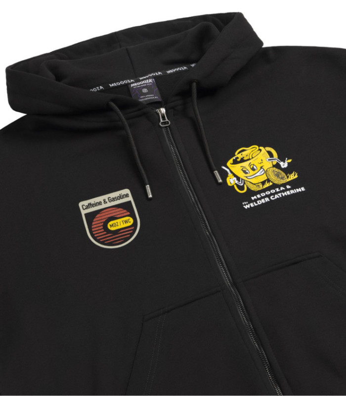 Zip-худи MEDOOZA "Coffee Crew" (чёрный)