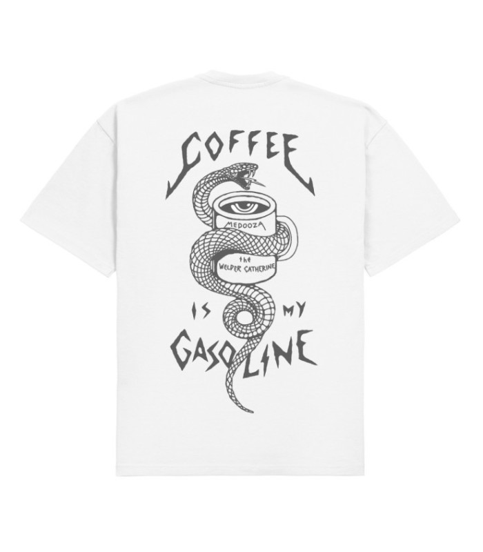 Футболка MEDOOZA "Coffee Snake" (белый)
