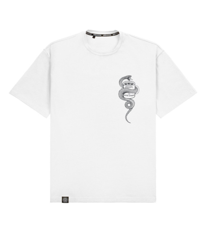 Футболка MEDOOZA "Coffee Snake" (белый)