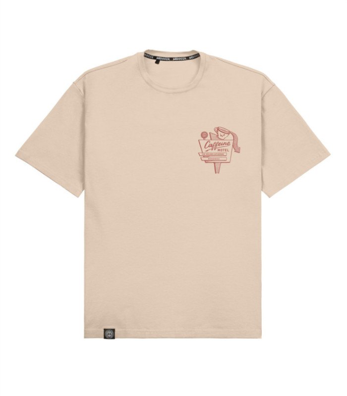 Футболка MEDOOZA "Caffeine Motel" (бежевый)