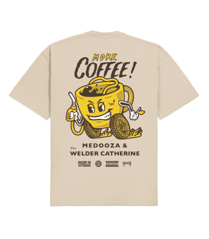 Футболка MEDOOZA "More Coffee" (бежевый)