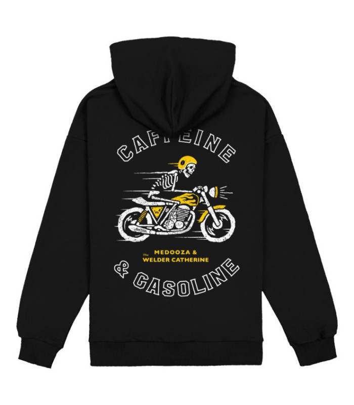 Худи MEDOOZA "Caffeine & Gasoline" (чёрный)