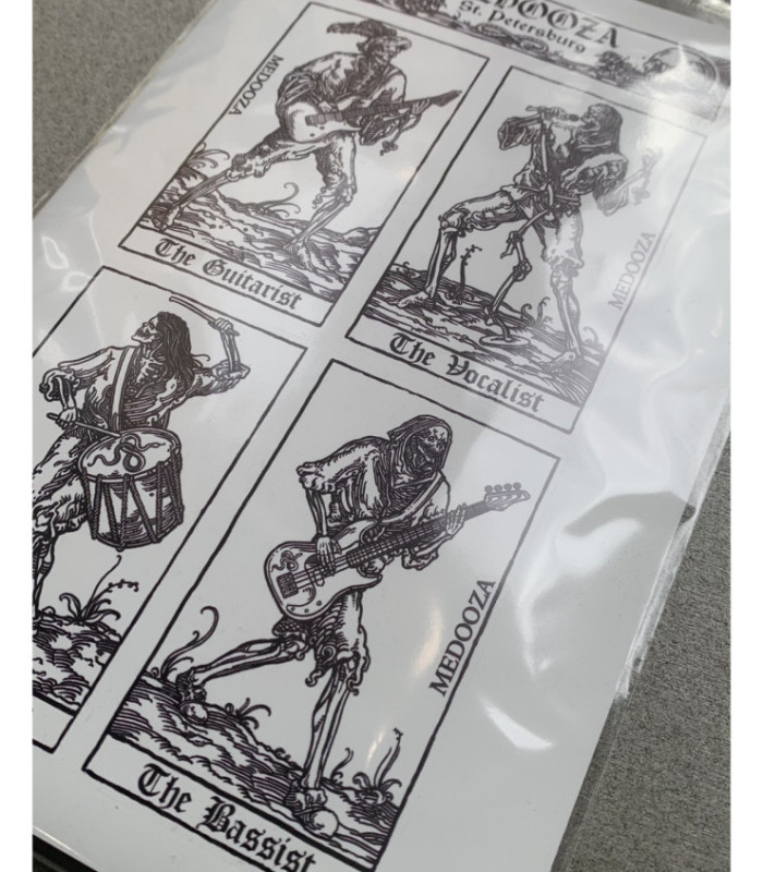 Стикерпак MEDOOZA ‘Rock Band’