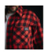 Рубашка в клетку MEDOOZA (красно-черный)