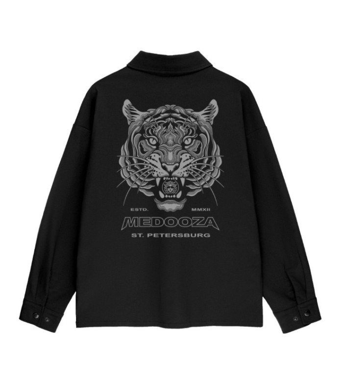 Рубашка MEDOOZA "Tiger Head" (черный)
