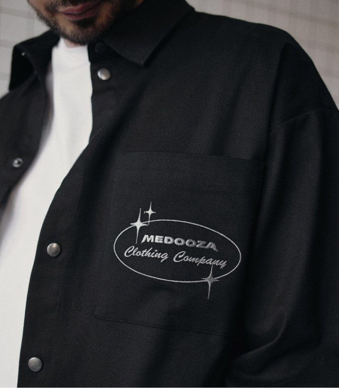 Рубашка MEDOOZA "Tiger Head" (черный)