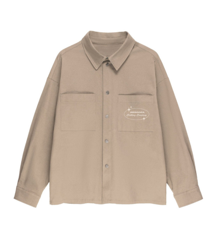 Рубашка MEDOOZA "Dragon Head" (бежевый)