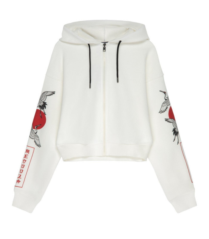 Zip-худи MEDOOZA "Japaniac II" (W) (молочный)