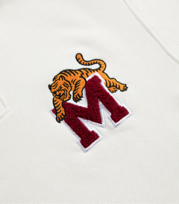 Свитшот Half-zip MEDOOZA «Tiger College» (W) (молочный)