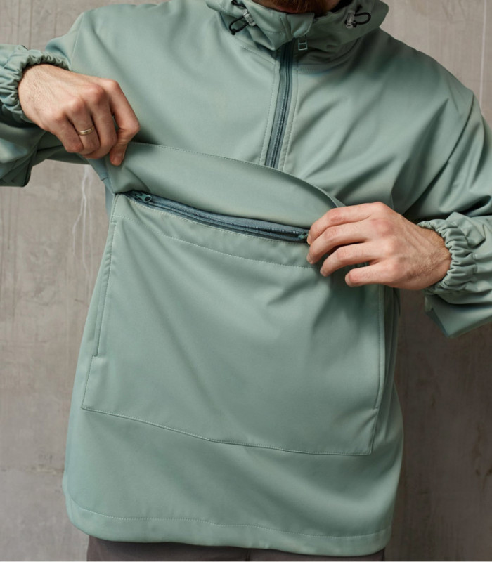 Анорак MEDOOZA SoftShell (мятный)