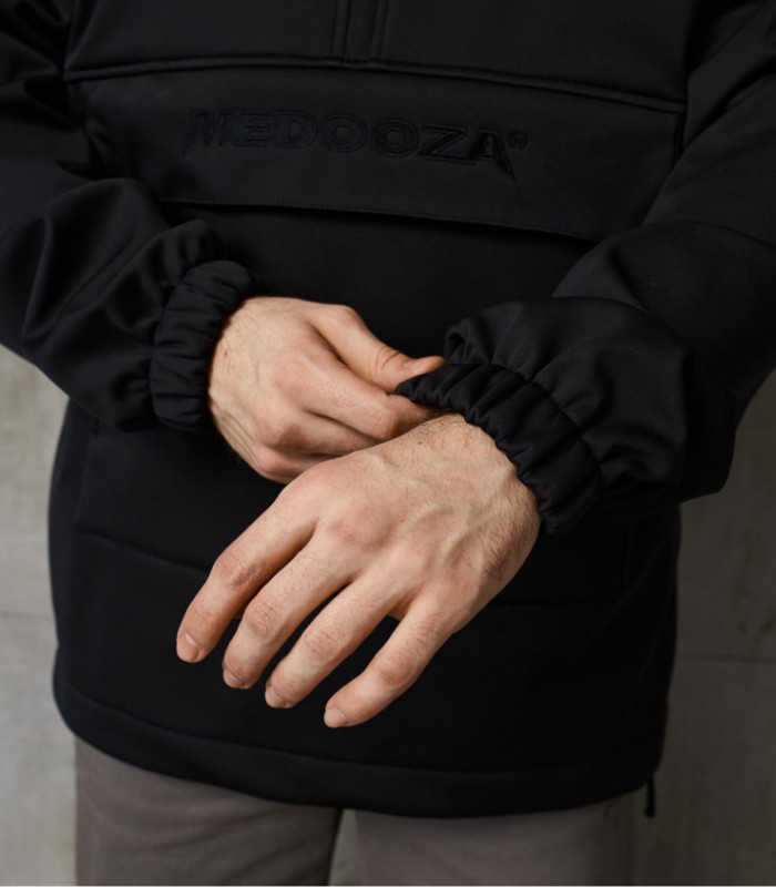 Анорак MEDOOZA SoftShell (черный)
