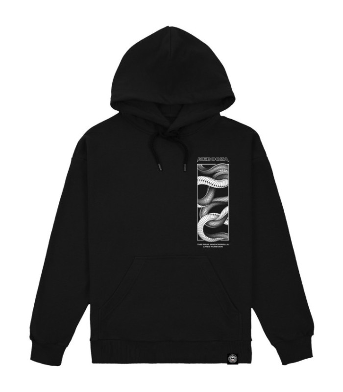 Худи MEDOOZA "Snake Twins" (черный)