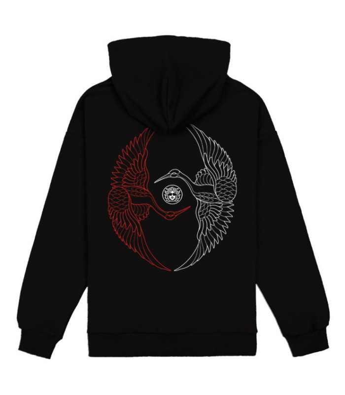 Худи MEDOOZA "Crane Twins" (черный)