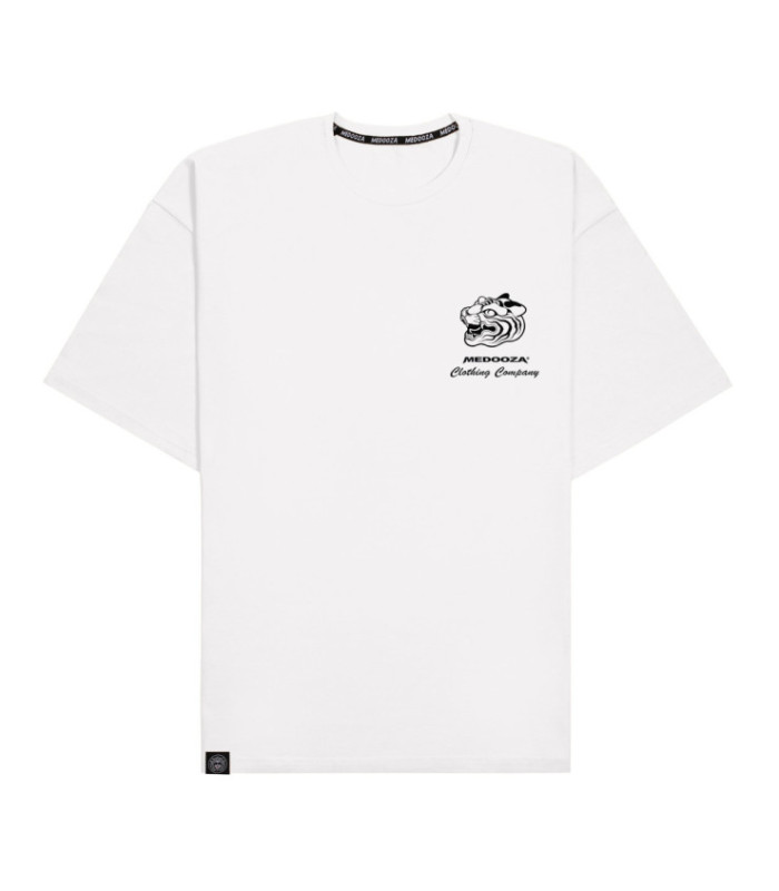 Футболка MEDOOZA "Tiger Rodeo" (белый)