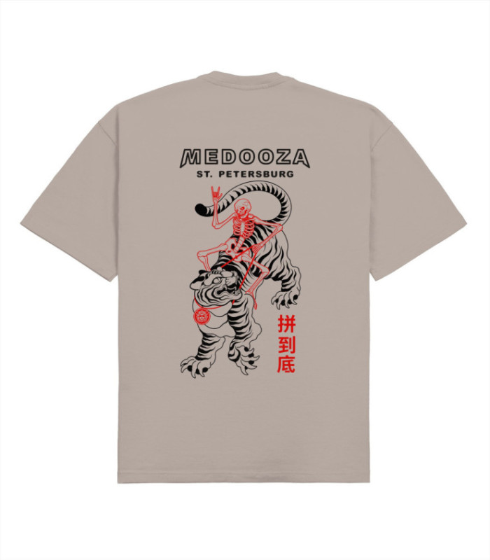 Футболка MEDOOZA "Tiger Rodeo" (светло-бежевый)