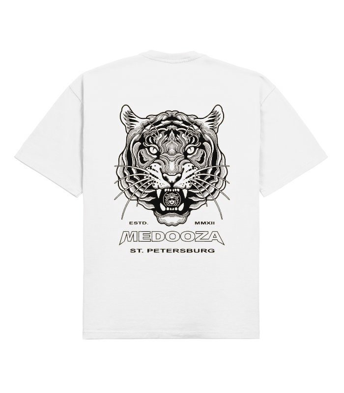 Футболка MEDOOZA "Tiger Head" (белый)