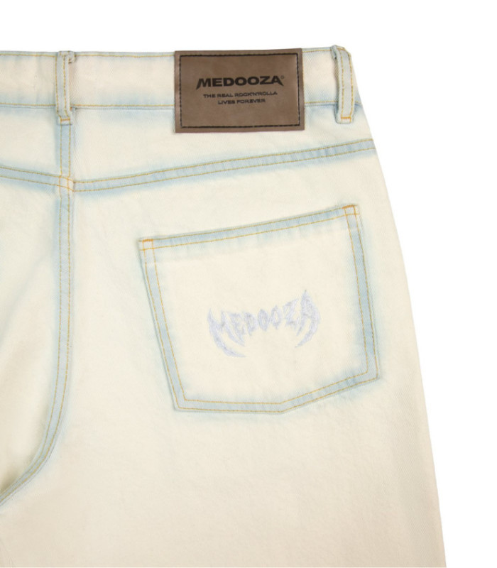 Джинсы MEDOOZA "Metal Logo" (голубой)