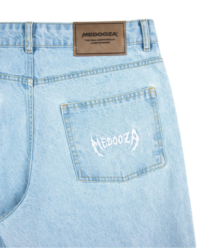 Джинсы MEDOOZA "Metal Logo" (синий)