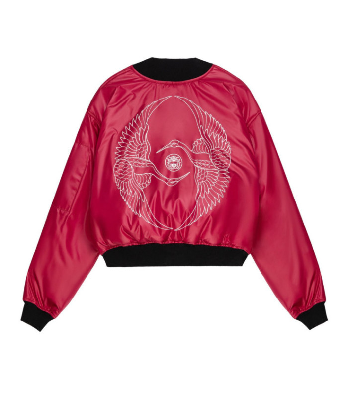 Бомбер MEDOOZA "Crane Twins" (W) (бордо)