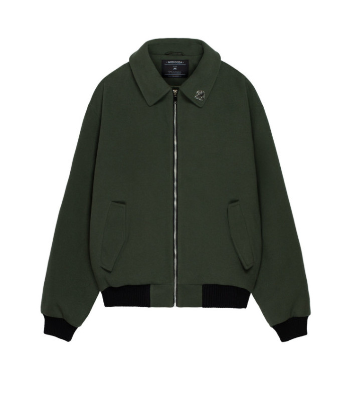 Бомбер-пальто MEDOOZA (темно-зеленый)