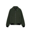 Бомбер-пальто MEDOOZA (темно-зеленый)